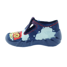 Befado Kinderschuhe 110p323 Hausschuhe blau mehrfarbig 2