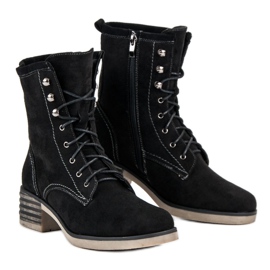 Filippo Schwarze Wildleder-Arbeiter 1