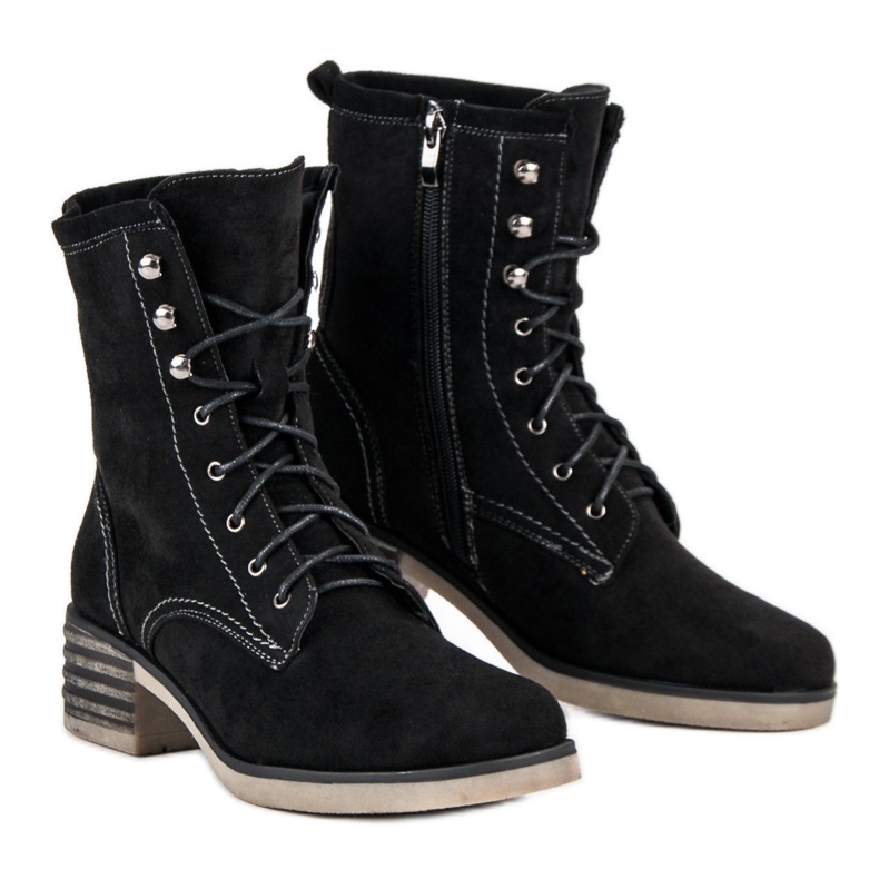 Filippo Schwarze Wildleder-Arbeiter 1