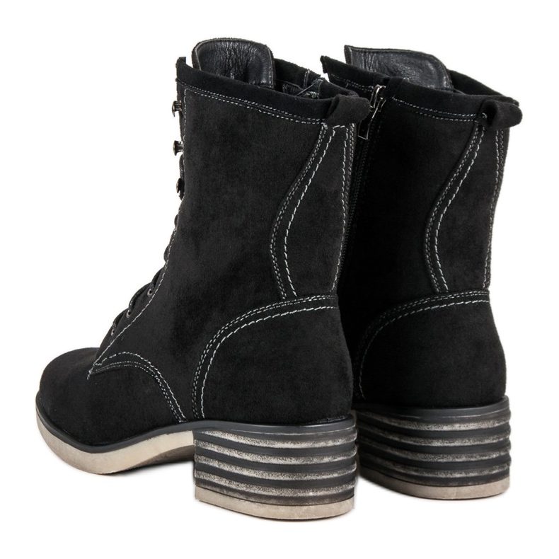 Filippo Schwarze Wildleder-Arbeiter 2