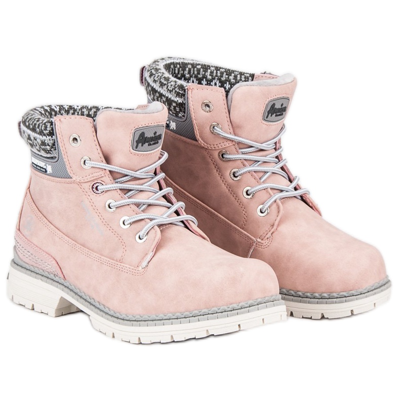 American Club Amerikanische Trapper rosa 1