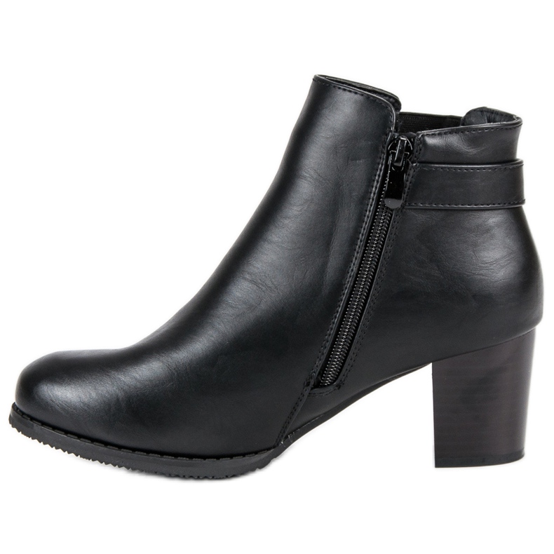 J. Star Elegante Damenstiefel schwarz 1