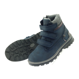 American Club American Boots Stiefeletten Winterstiefel 708121 grau marineblau 4
