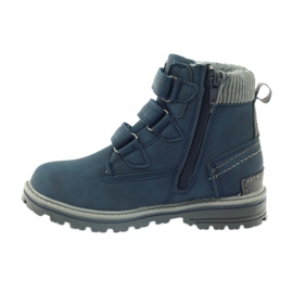 American Club American Boots Stiefeletten Winterstiefel 708121 grau marineblau 2