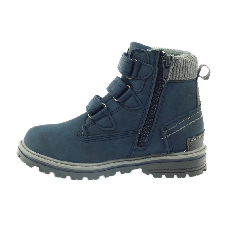 American Club American Boots Stiefeletten Winterstiefel 708121 grau marineblau 2