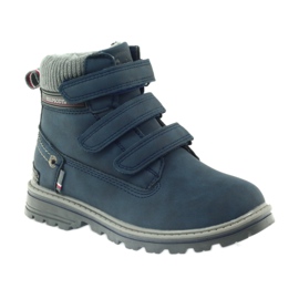 American Club American Boots Stiefeletten Winterstiefel 708121 grau marineblau 1
