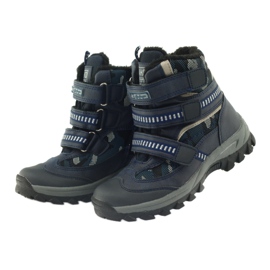 American Club American Boots Stiefeletten Winterstiefel 87433 marineblau weiß schwarz 3