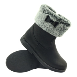 American Club American High Boots Winterstiefel mit Fell schwarz 3