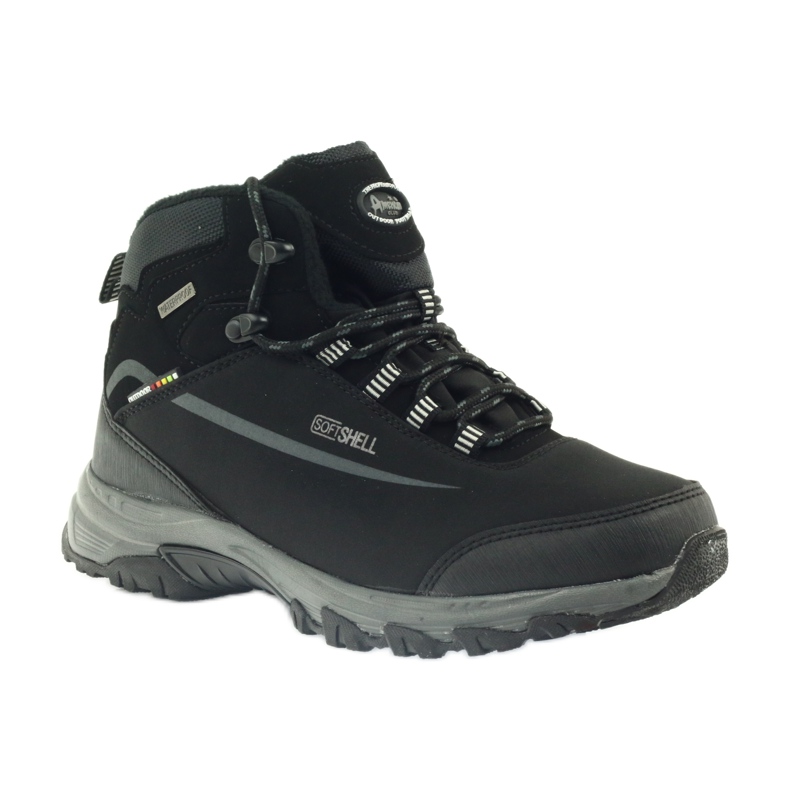 American Club Softshell-Trekking mit Membran schwarz 1