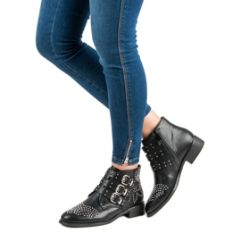 Bestelle Rockstiefel schwarz 1