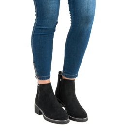 Vices Chelsea-Stiefel aus Wildleder schwarz 1