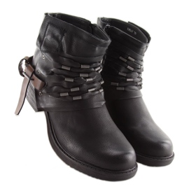 Black Workery Stiefel für Damen FM567 Black schwarz 1