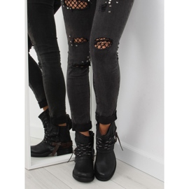 Black Workery Stiefel für Damen FM567 Black schwarz 2