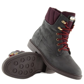 Schnürstiefel Timberki grau AF36 Grau 1
