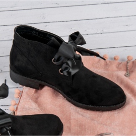 Seastar Schnürstiefel aus Wildleder schwarz 2