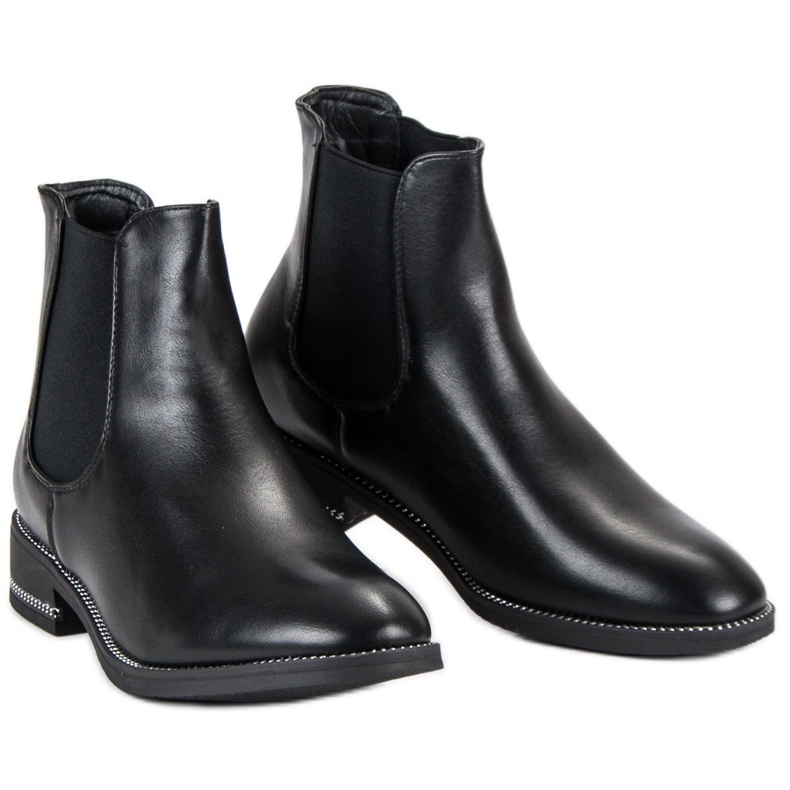 Seastar Schwarze Chelsea-Stiefel 1