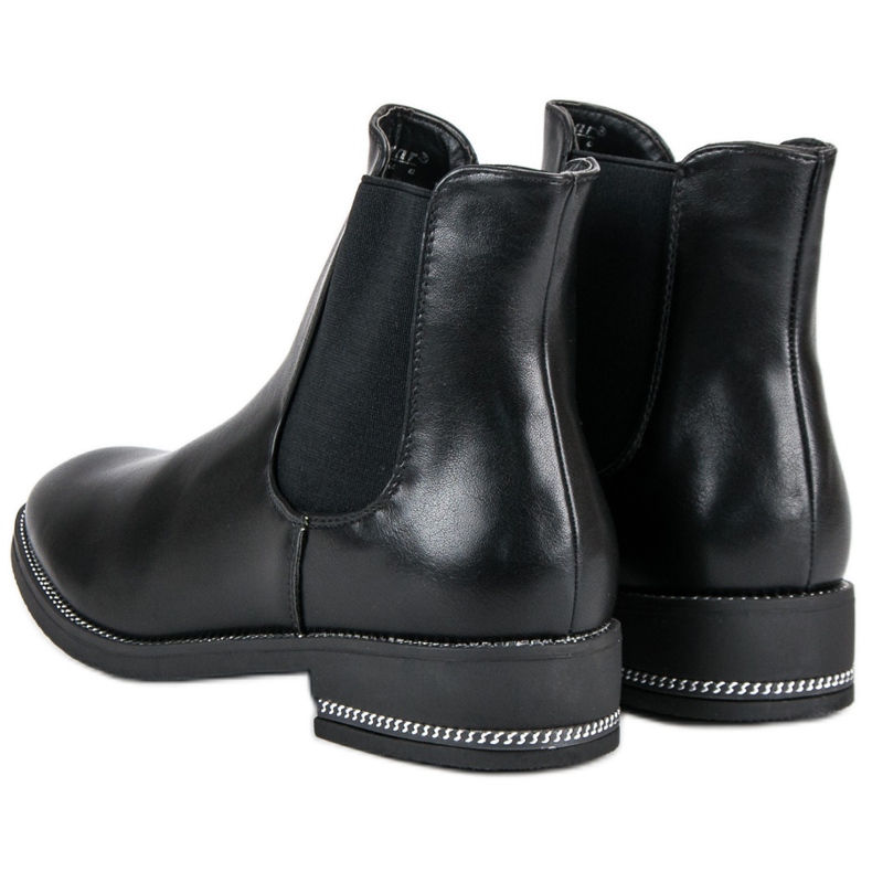 Seastar Schwarze Chelsea-Stiefel 2