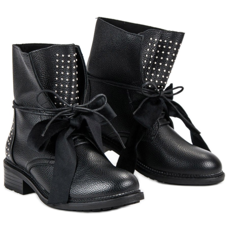 Seastar Modische Arbeitsstiefel schwarz 1