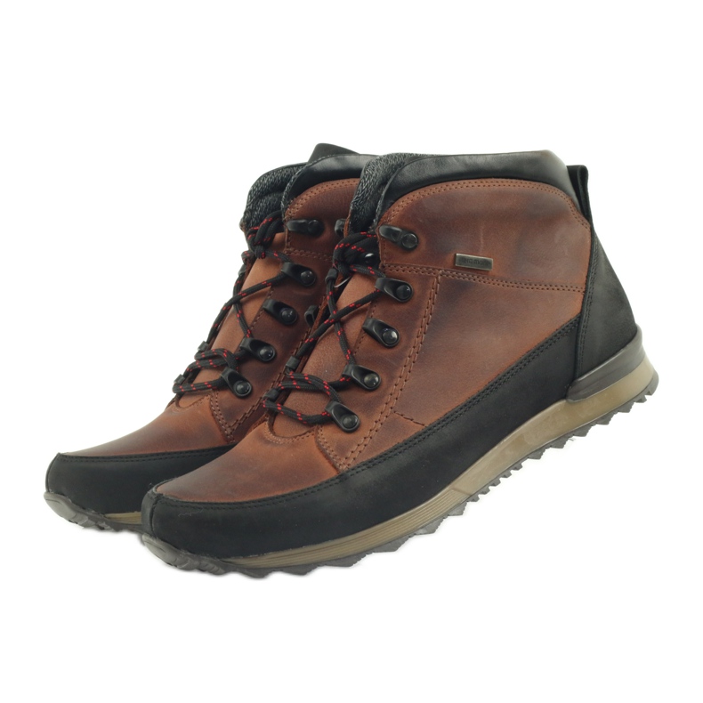 Riko Herren Trekkingschuhe rot 860 schwarz mehrfarbig 3