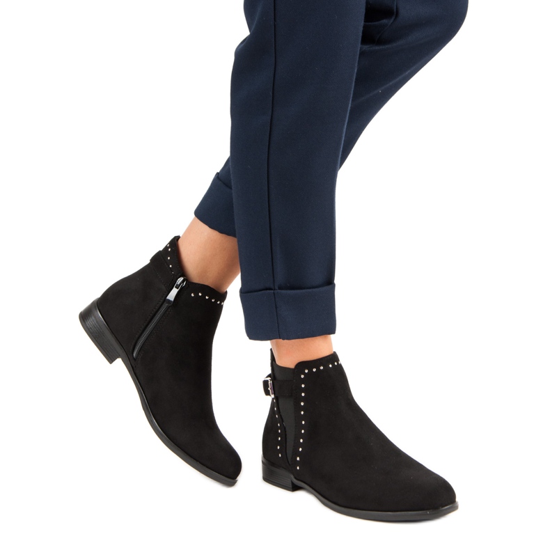 Super Me Niedrige Herbststiefel schwarz 1