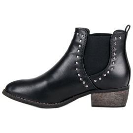 Sweet Shoes Schwarze lässige Chelsea-Boots 1