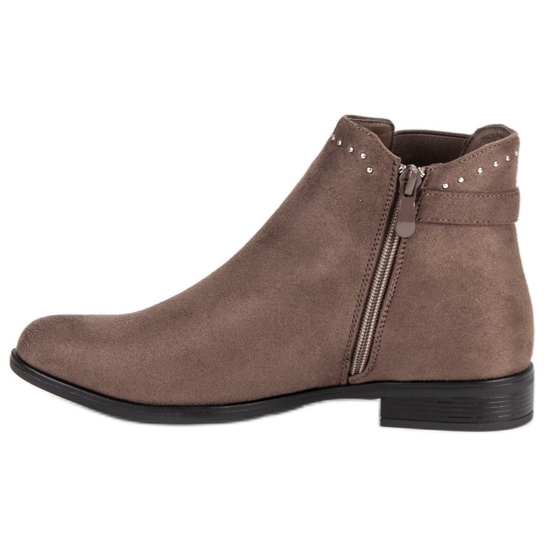 Super Me Niedrige Herbststiefel braun 1
