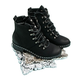 VINCEZA gebundene Arbeiter schwarz 1