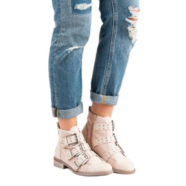 Sweet Shoes Hellrosa Stiefel schwarz 1