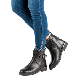 Groto Gogo Bequeme Arbeiterstiefel schwarz 1