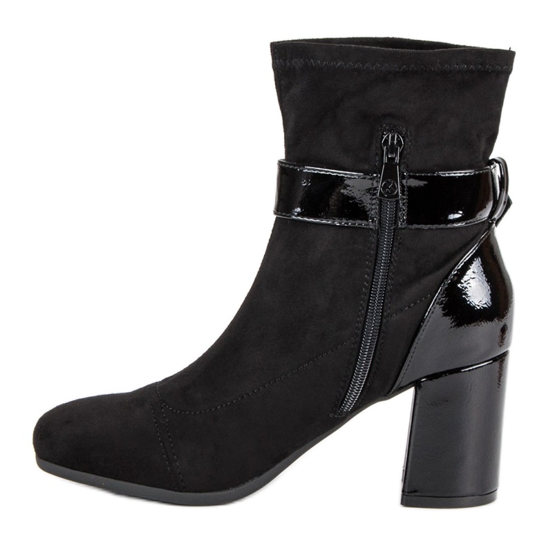 Kylie Elegante Stiefel mit hohen Absätzen schwarz 1
