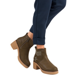 Kylie Militärstiefel für Damen grün 1