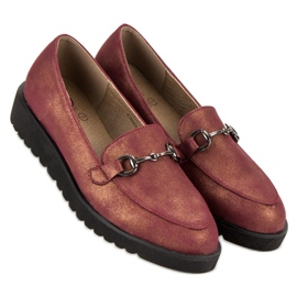 Kylie Stylische Loafer rot 2