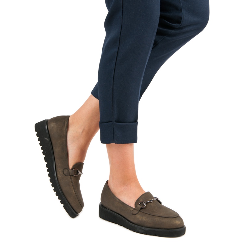 Kylie Stylische Loafer grün 1