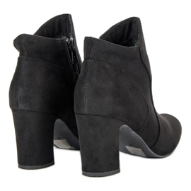 Kylie Elegante Wildlederstiefel schwarz 1