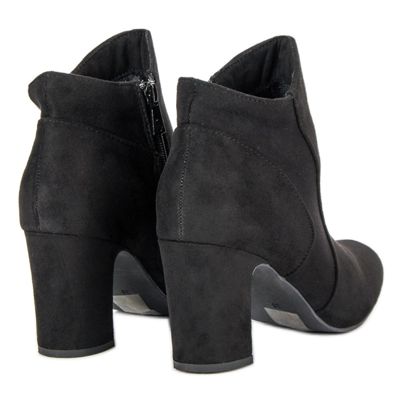 Kylie Elegante Wildlederstiefel schwarz 1