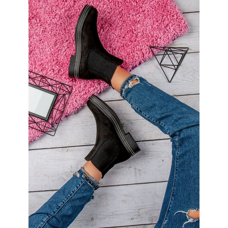 Seastar Schwarze Damenstiefel 2