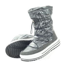 Sport-Schneestiefel auf Fell DK grau 4