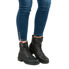 Bestelle Rock Boots Arbeit schwarz 1