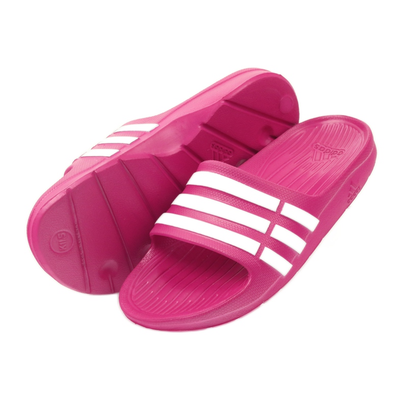 Adidas Duramo Slide K Jr G06797 Hausschuhe weiß rosa 4
