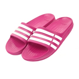 Adidas Duramo Slide K Jr G06797 Hausschuhe weiß rosa 3