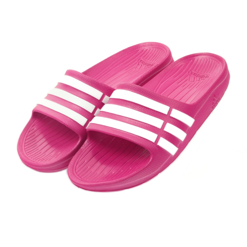 Adidas Duramo Slide K Jr G06797 Hausschuhe weiß rosa 3