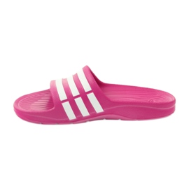 Adidas Duramo Slide K Jr G06797 Hausschuhe weiß rosa 2
