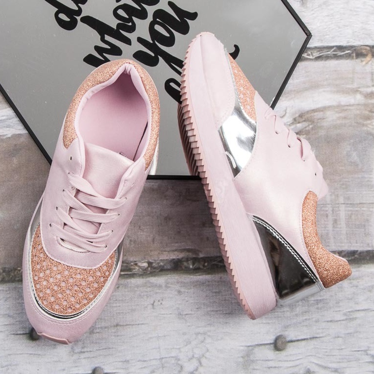 Modische Turnschuhe rosa 2