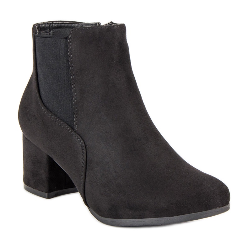 Nio Nio Chelsea-Stiefel aus Wildleder in Schwarz 2