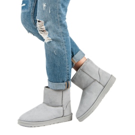 Vices Mukluki Laster aus Wildleder grau 1