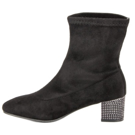 Kylie Schwarze Slip-On-Stiefel 2