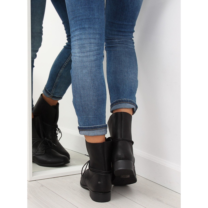 Arbeitsstiefel Schwarz 1606-53A Schwarz 2