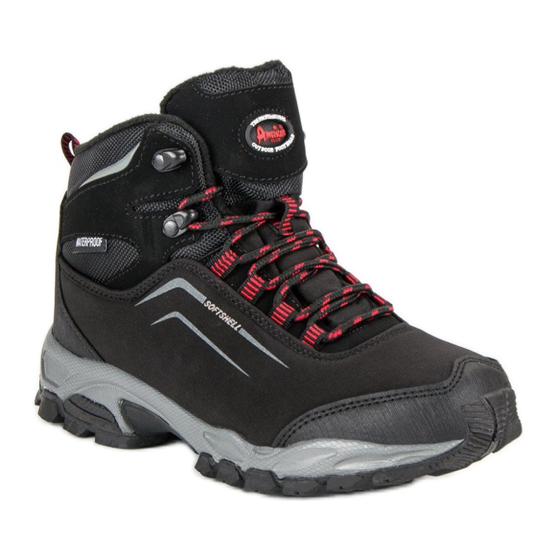 American Club Amerikanische Winterstiefel für Damen schwarz 2