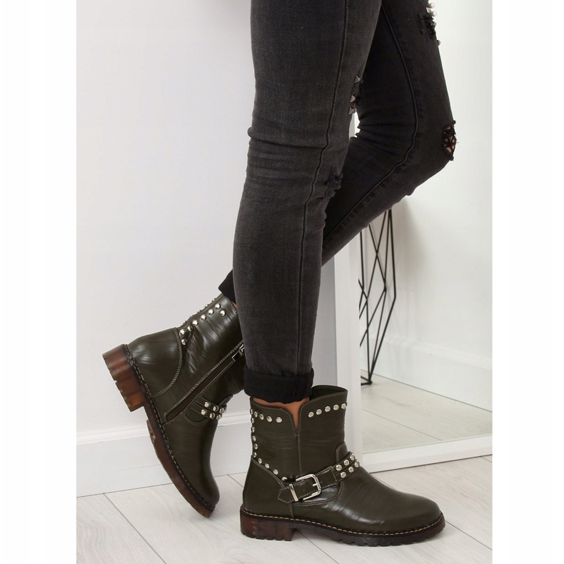 Grüne Militärstiefel A-30 Grün 1