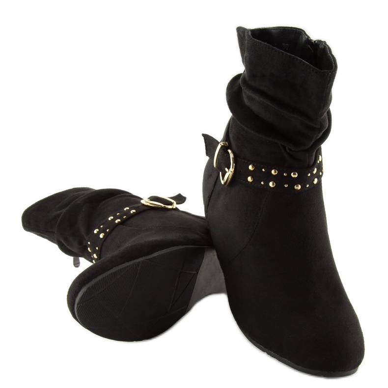 Schwarze Schärpen für Damen J87 Black 1